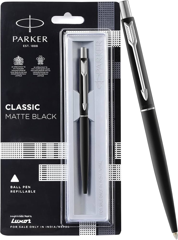 スリムなパーカー Classic ボールペン マットブラック＋ゴールド Amazon | パーカー クラシック マットブラック ゴールドトリム