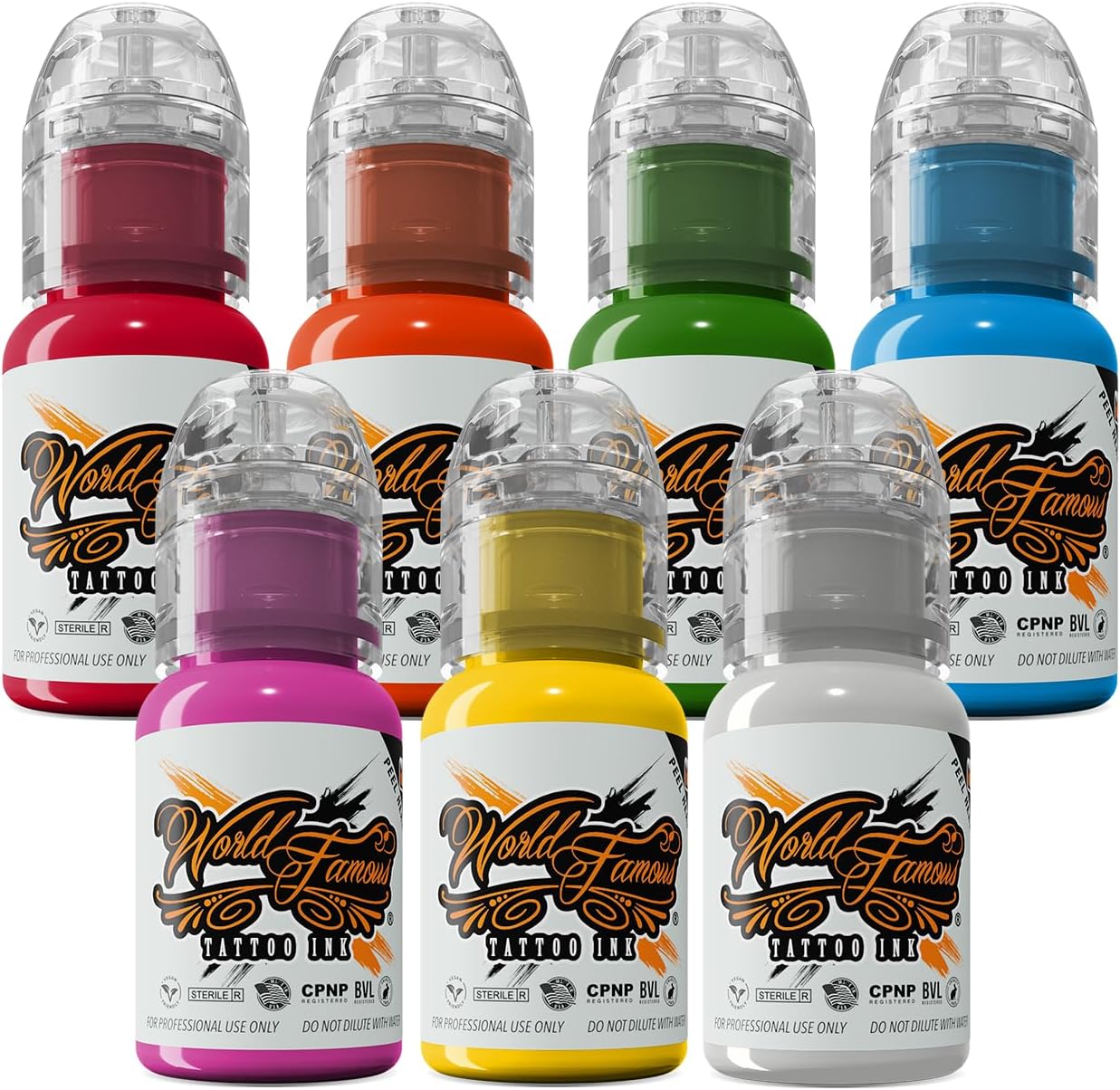 World Famous Tattoo Ink Skin Tone Color Tattoo Kit