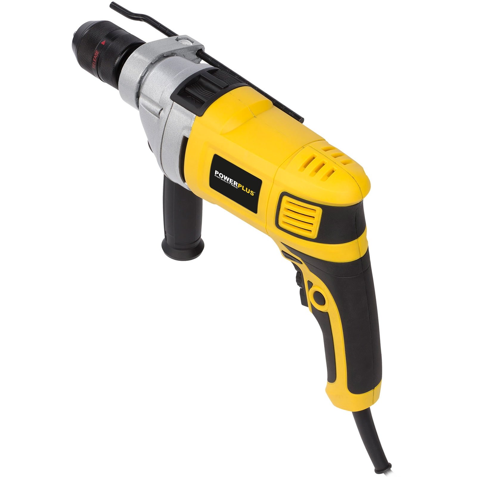 Power Plus Taladro de impacto 850 W 13 mm de diámetro de perforación Forro taladradora borhr Máquina de powx0270