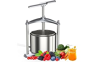 ejwox Fruit Wine Press: Make Pure Natural Juice with Ease (1.6 Gallon)