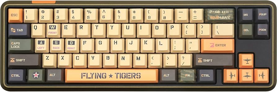 Amazon.com: Varmilo Sword 2-68 Flying Tigers White LED 65% Dye Sub Amazon.com: Varmilo Sword 2-68 Flying Tigers White LED 65% Dye Sub