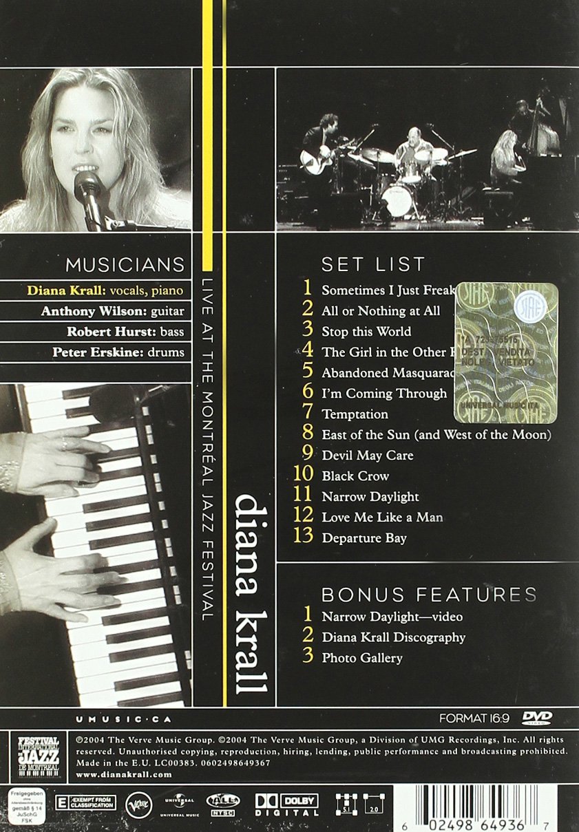 Diana Krall - Live at the Montreal Jazz Festival
