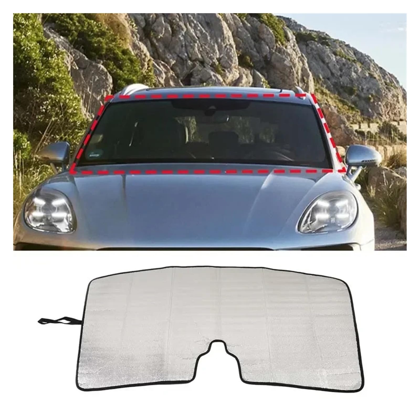 Parasole Auto Parabrezza Parasole Pieghevole Per Parabrezza Auto Per Finestrino Anteriore, Protezione UV, Accessori