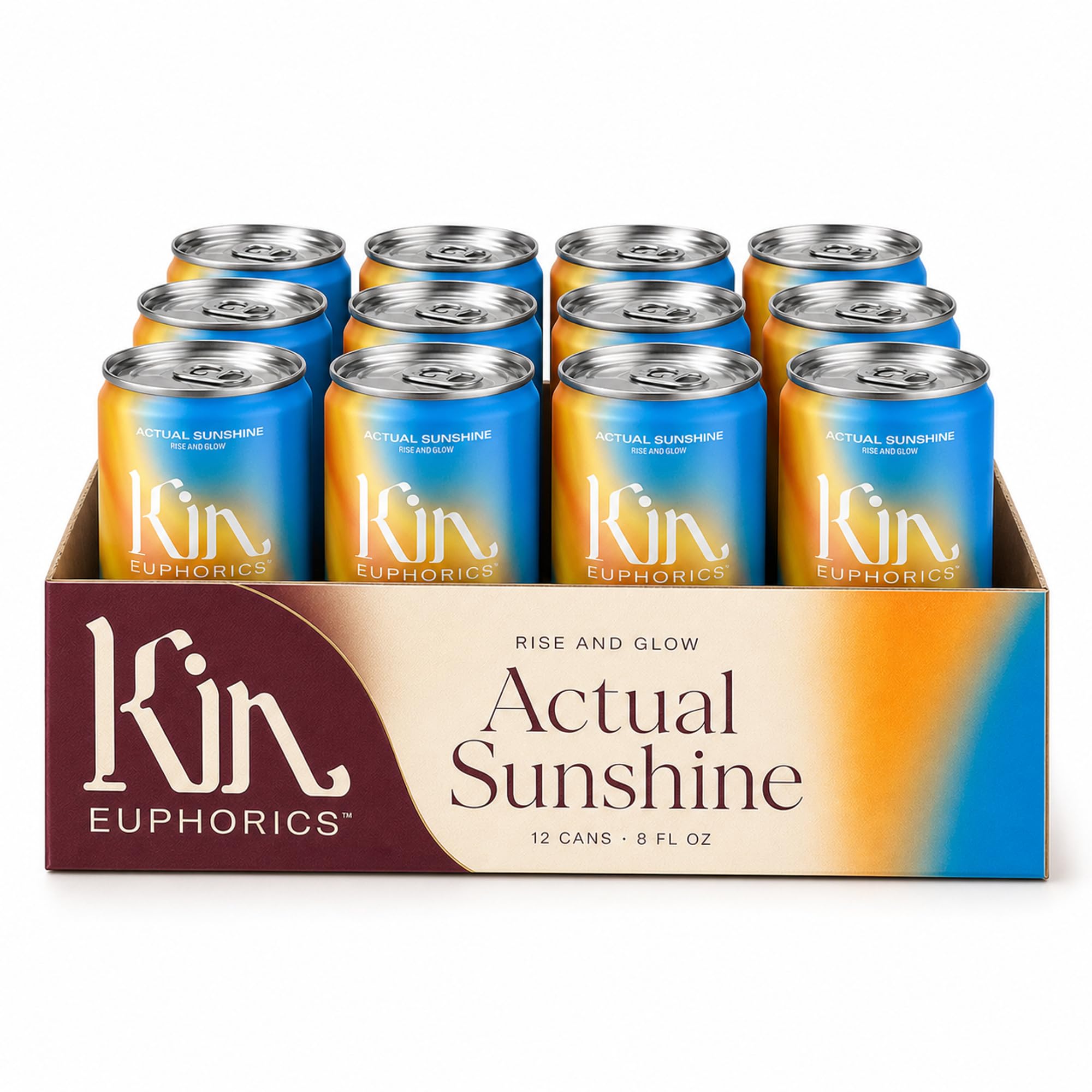 Amazon.com: Kin Euphorics Actual Sunshine Sparkling Non-Alcoholic