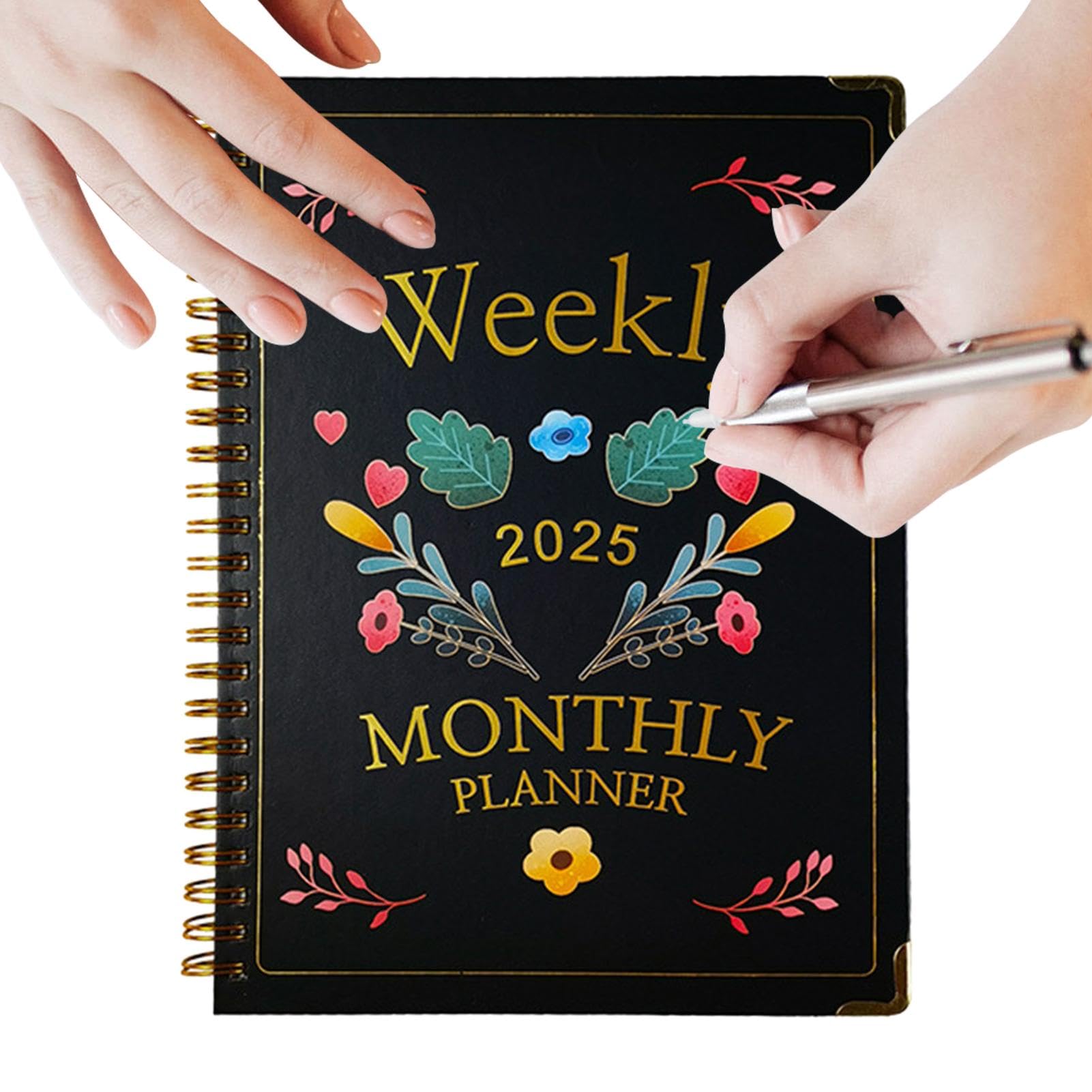 Takvim Planlayıcısı Defter,Zaman Planlayıcısı Defter | 2025 Daily Planner 8,5X6,2 İnç Kayıt Defteri