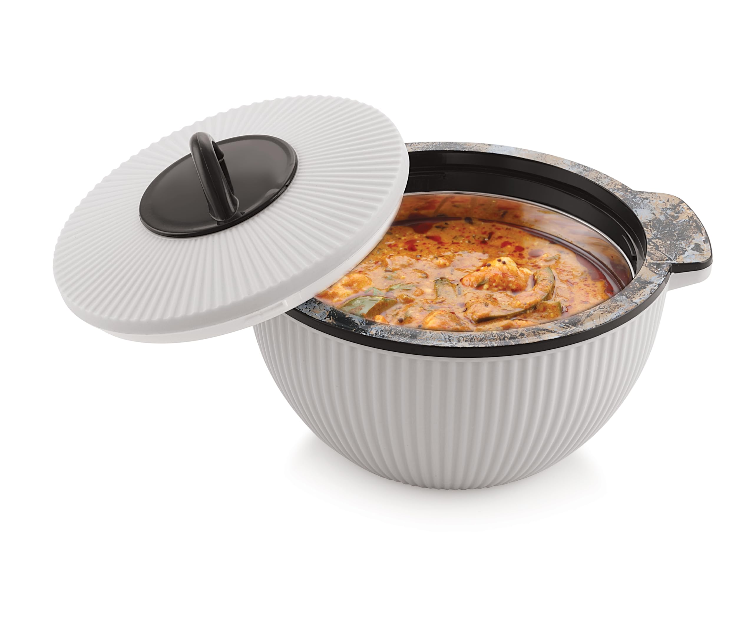 Buy Liza Crema Insulated Casserole Set | 740ml Each | Round PU