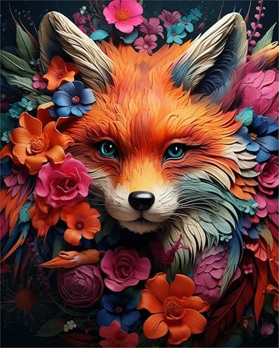 Miniatura 8 de Zariocy Kits de pintura de diamantes 5D con flores de erizo, pintura de bricolaje con arte de diamante, plantas de animales, taladro completo,