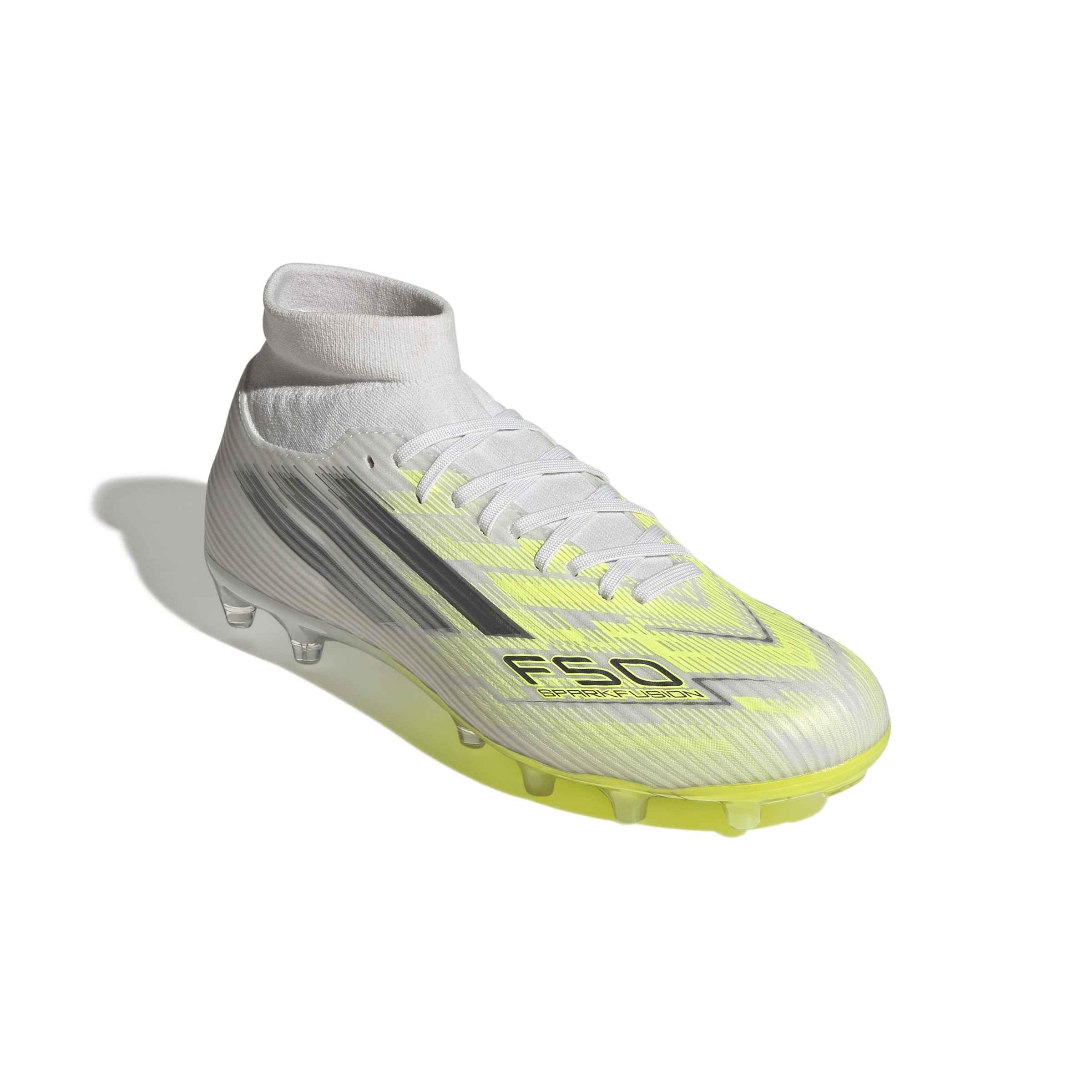adidas Women's Bota de fútbol de Media caña F50 SPARKFUSION League para césped Natural seco/césped Artificial (Mujer)
