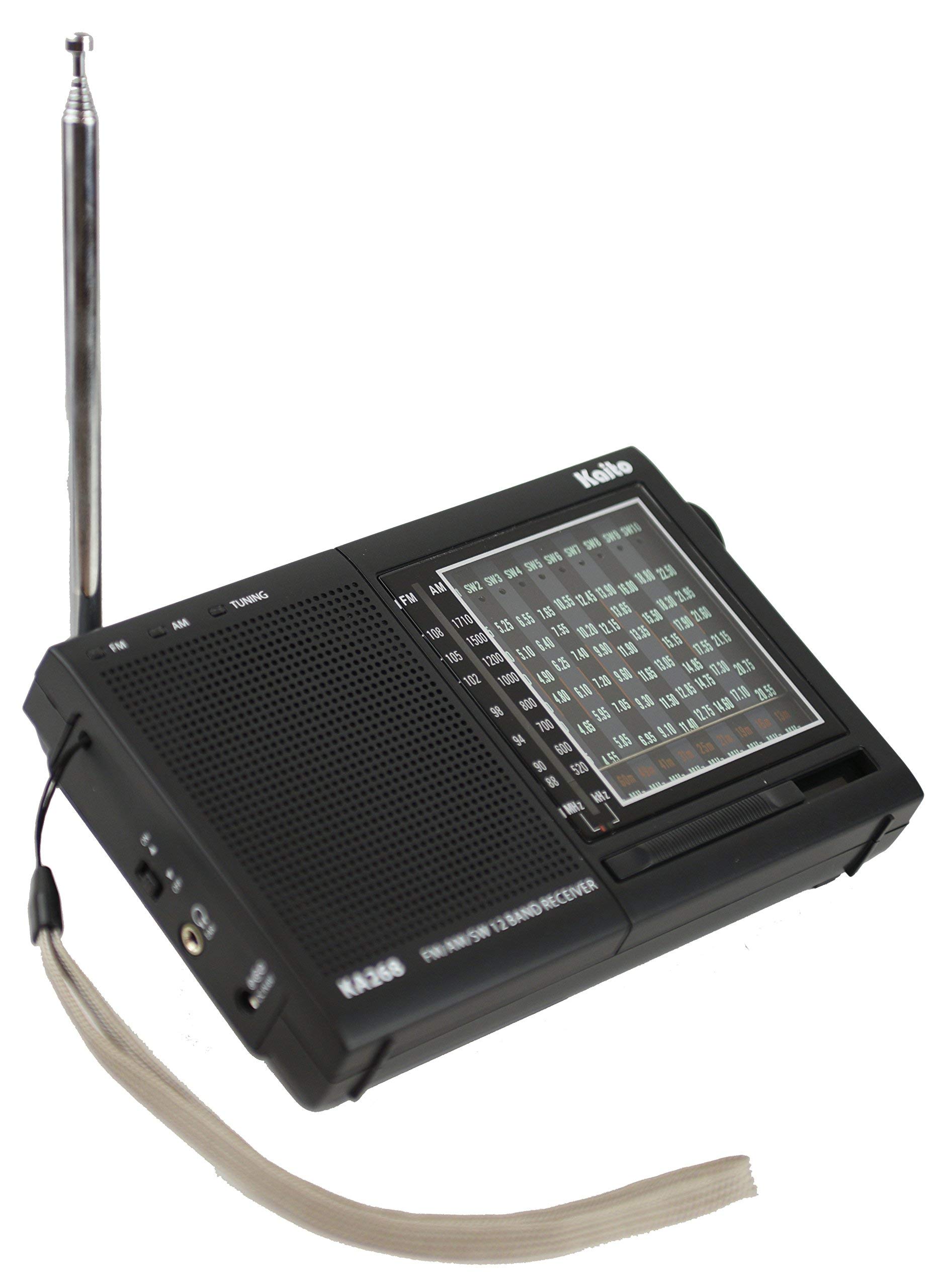 Amazon.com: Kaito KA268 12 Band World Receiver with AM/FM and 10