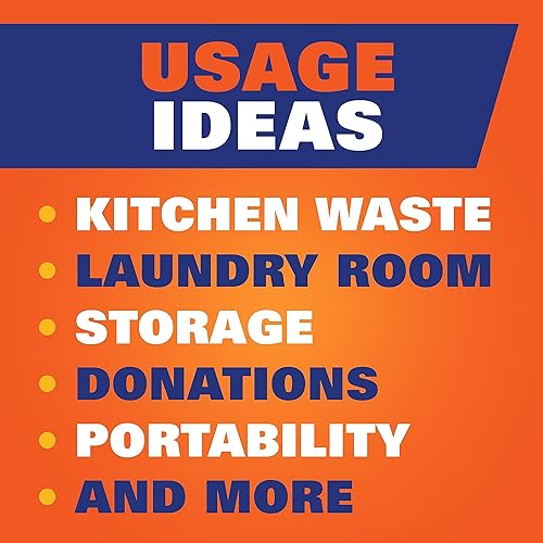 Miniatura 8 de Hefty Bolsas de basura altas ultra fuertes para cocina, aroma cítrico torcido, 13 galones, 110 unidades Negro -,Citrus Twist,(Clean