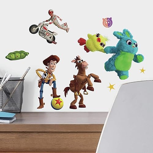 Miniatura 4 de RoomMates Disney Pixar Toy Story 4 Calcomanías de pared para despegar y pegar por RoomMates, RMK4008SCS