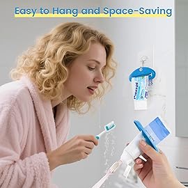 LOVEINUSA Toothpaste Squeezers Bulk, 12PCS Multicolor Toothpaste Clips Tube Squeezer Dispenser Assorted Colors for Hair Gel Glue Tube Ointment