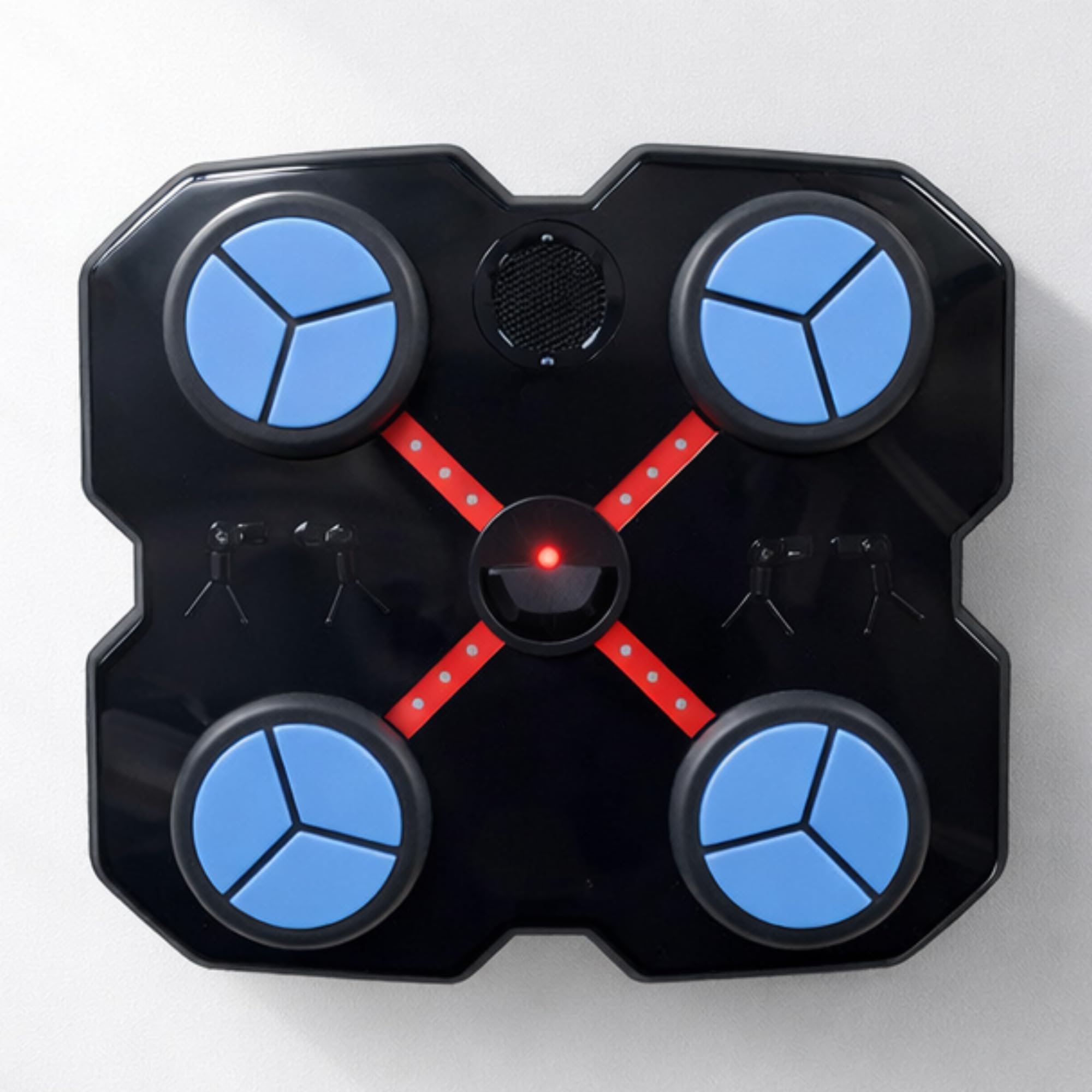 Drumstone (1 Year Warranty) Music Boxing Machine with Bluetooth Speaker, Smart Wall Mounted Punching Pad with LED Lights, Electronic Boxing Trainer for Home Gym Training for Kids & Adults-picture-23