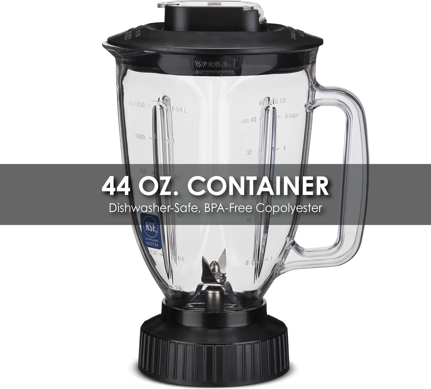 Waring BB155 44 oz. Co-Polyester Container