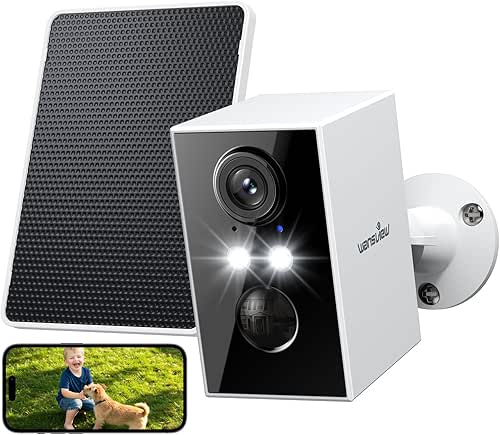 wansview Camara Vigilancia WiFi Exterior Solar - 2K Camaras Vigilancia