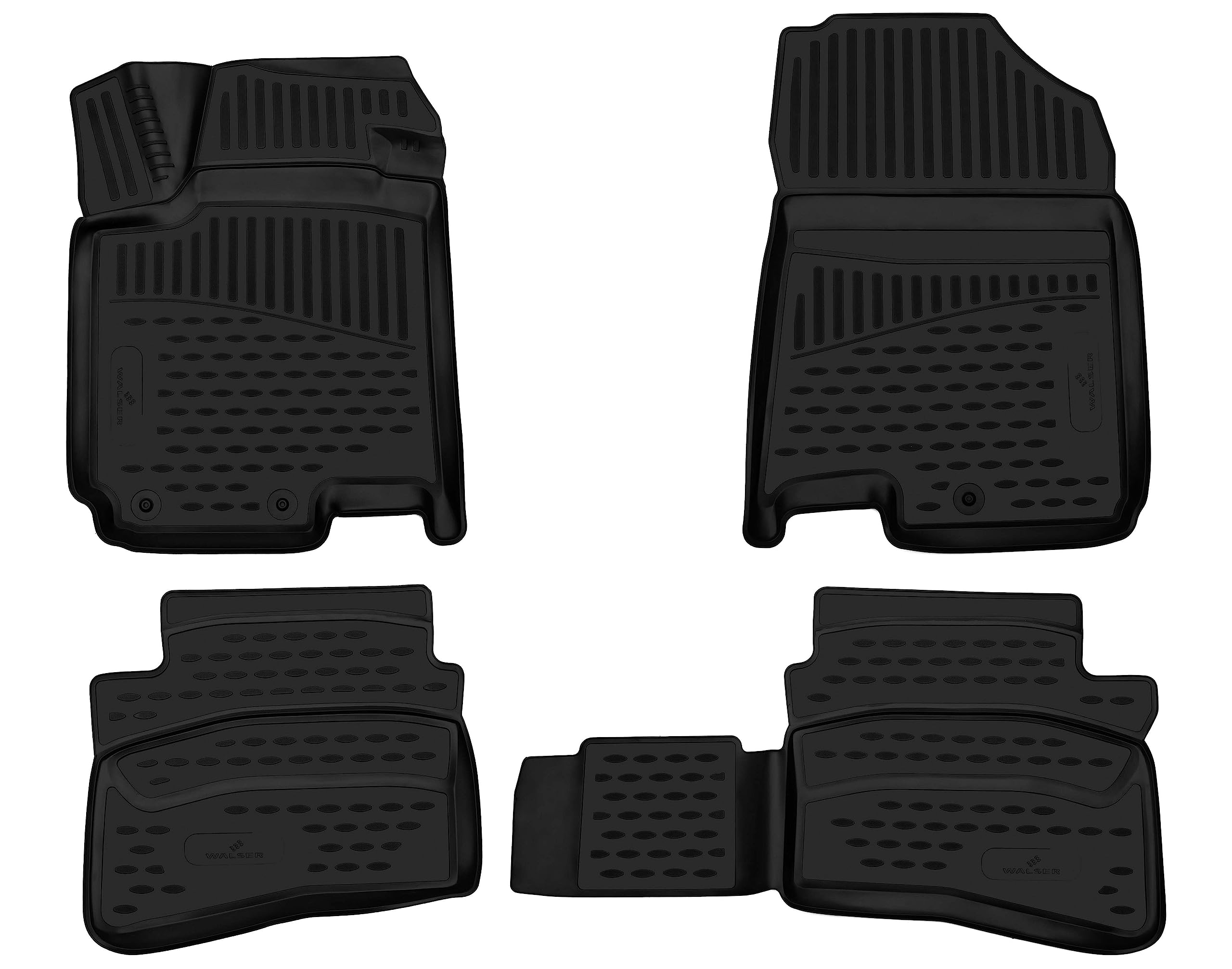 WALSER Tappetini in gomma per auto XTR su misura compatibile con Hyundai i20 3 (BC3, BI3) 08/2020-Oggi