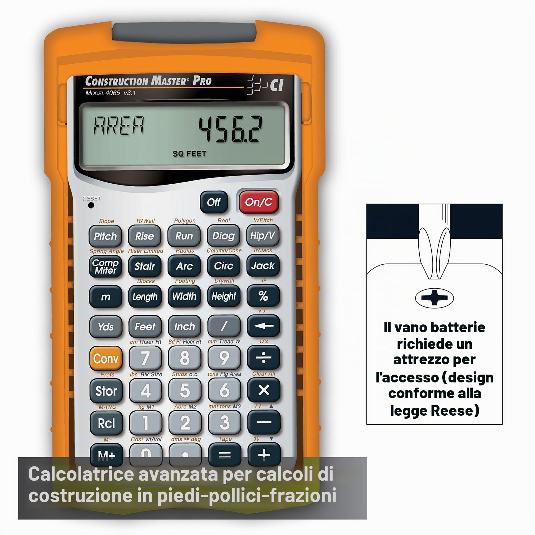 Calculated Industries 4065 - Calcolatrice matematica