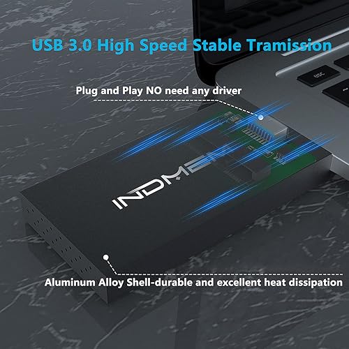 Miniatura 4 de mSATA to USB 3.0 Enclosure, mSATA SSD Adapter External SSD Enclosure Conveter Case for 30x30mm 50x30mm mSATA External Solid State Drive Hard Drive