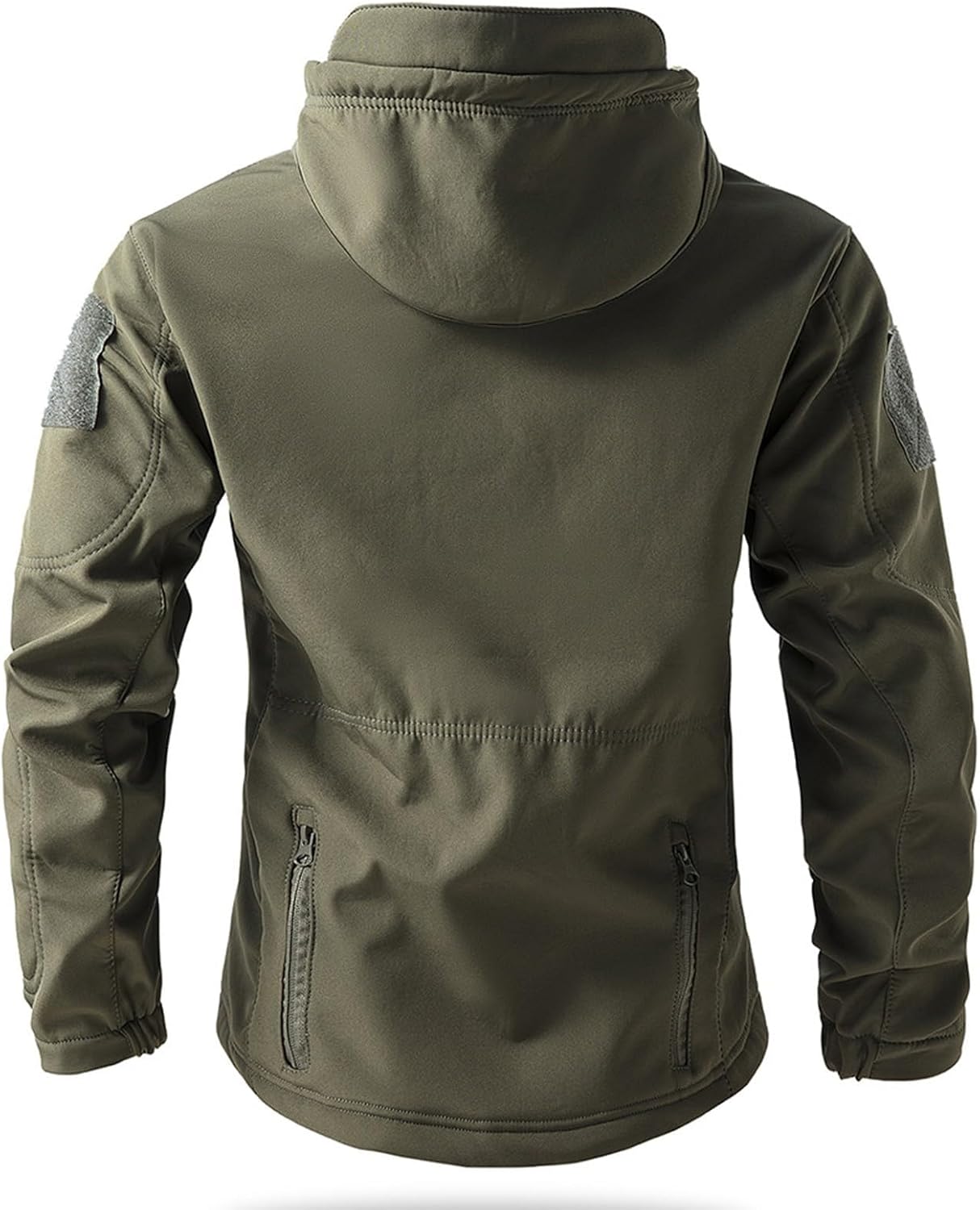 Men's Military Tactical Jackets Camo Hooded Softshell Jacket Outdoor Hunting Hiking Coat Winter Waterproof Windbreaker