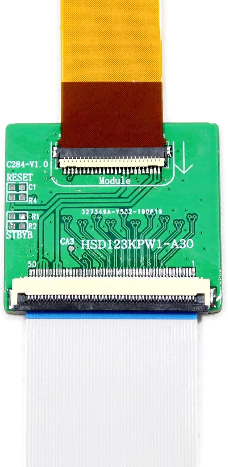 VSDISPLAY 12.3inch HSD123KPW1 1920X720 LCD Screen Work with USB C TF Card (Micro-SD Card) LCD Controller Board, 12.3" 12.3 inch bar Screen Advertising Screen Display