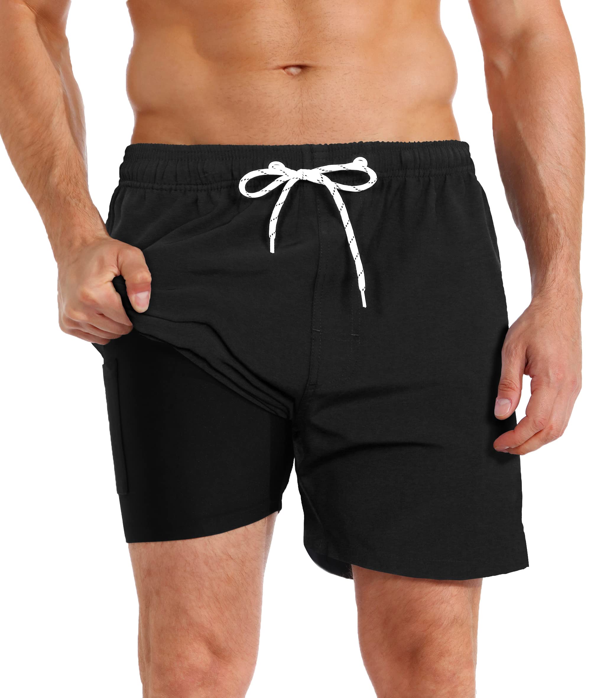 APTRO Costumi Pantaloncini da Bagno Uomo Mare Surf Piscina Stampa Hawaiana Estiva Grande Asciugatura Rapida con Fodera in Rete