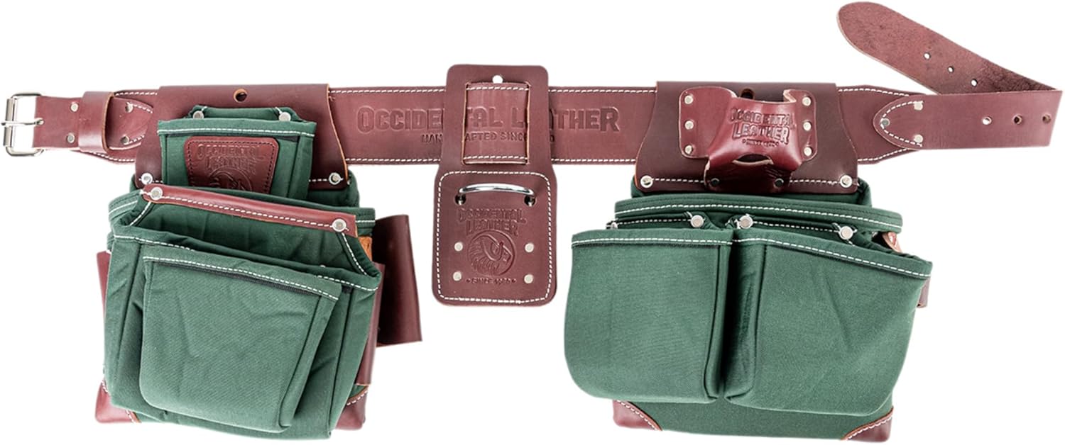 Occidental Leather OxyLights 7 Bag Framer Set - Medium - 22 Pockets & Tool Holders - Made in USA