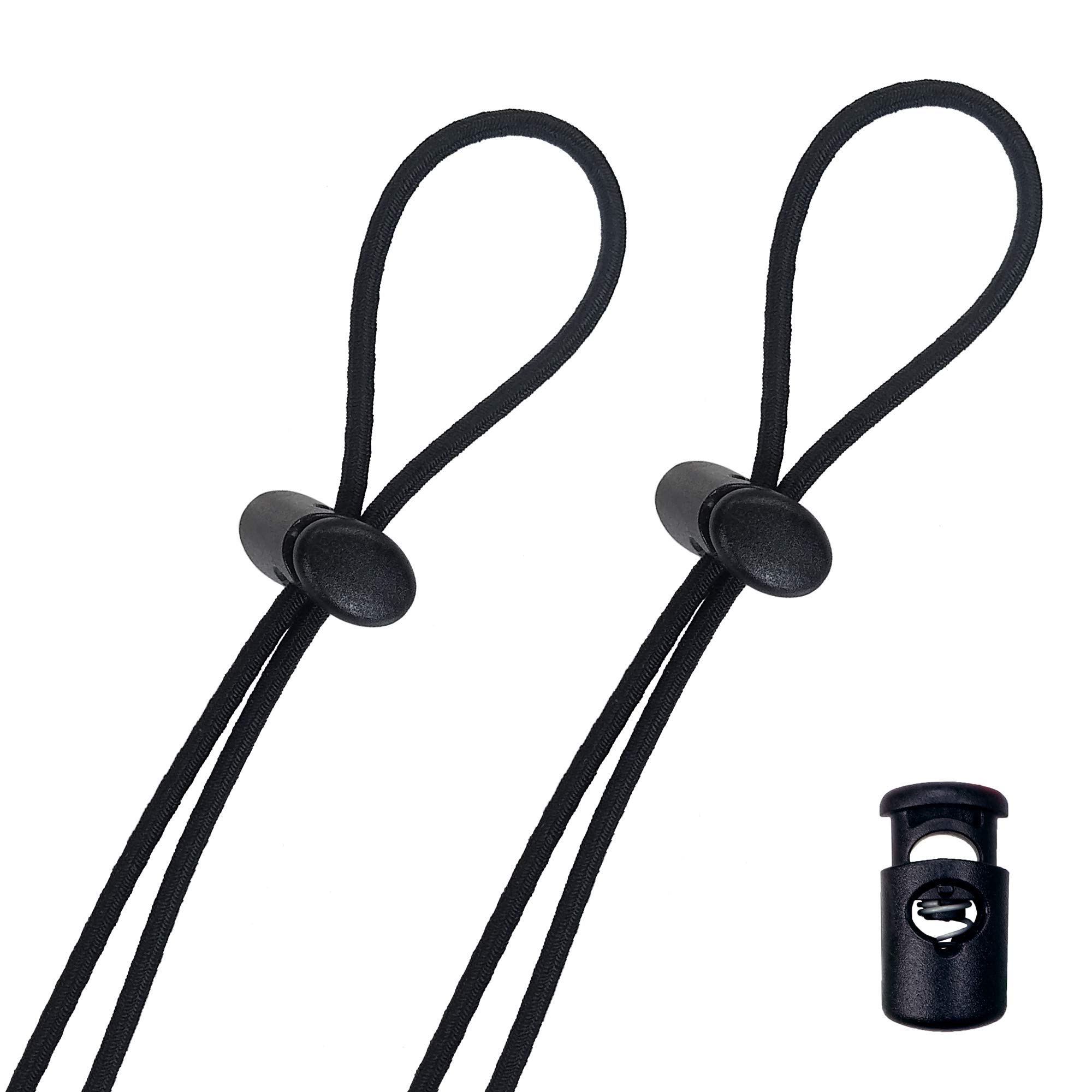 Flow Goggle Strap Kit (2-Pack) - Replacement Bungee Cord Straps for Swim Goggles