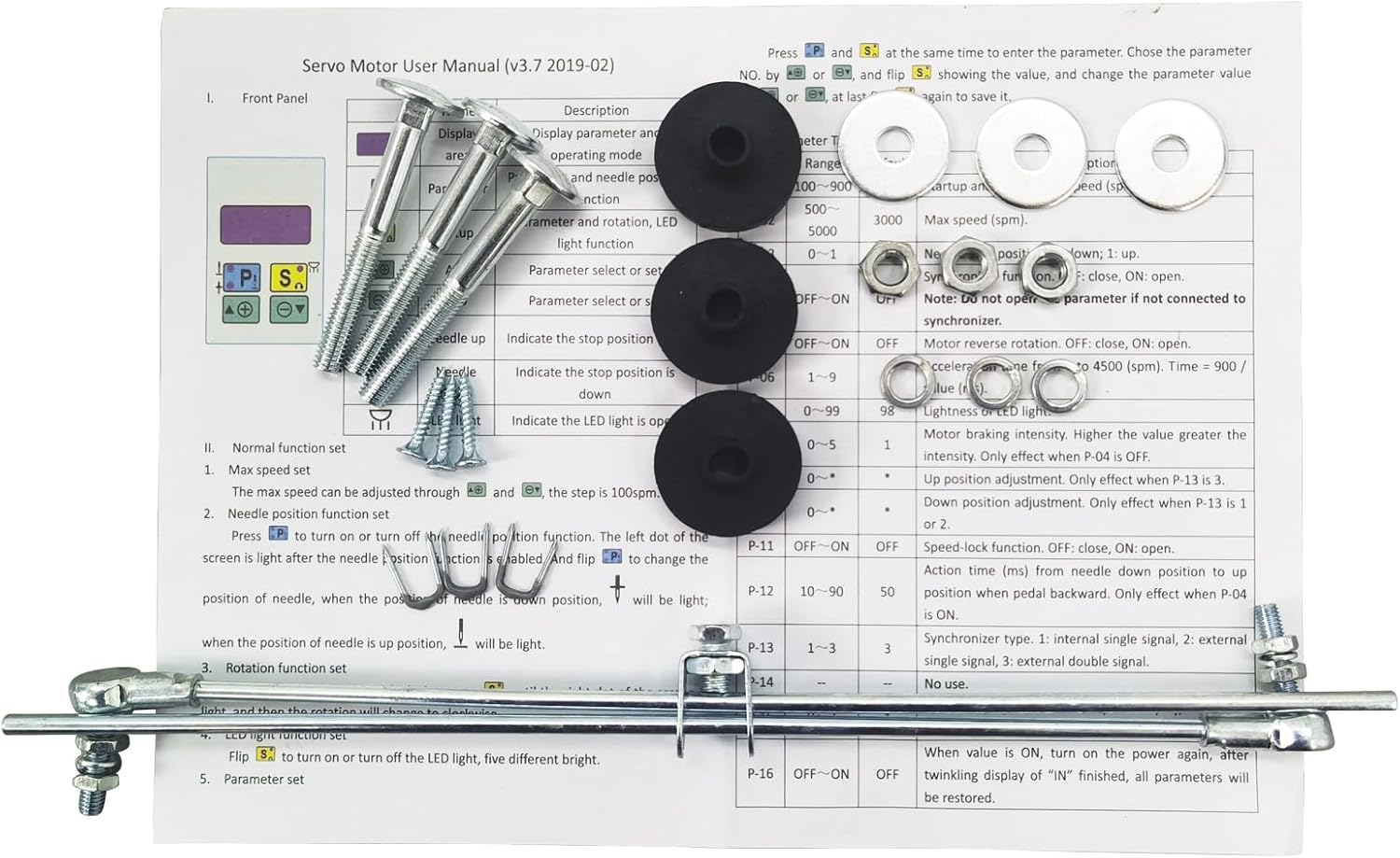 WYDDDARY 750W Sewing Machine Needle Position Servo Small Energy-Saving Silent Brushless Motor 1HP 110V