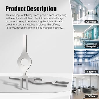 Fork-Shaped Light Switch Key, 5 PCS