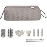 Shark Flex Style Case for Airwrap Hair Dryer Brush Revlon Hair Tools Travel Bag Carrying Case Flat Curling Iron Organizer (Camel)