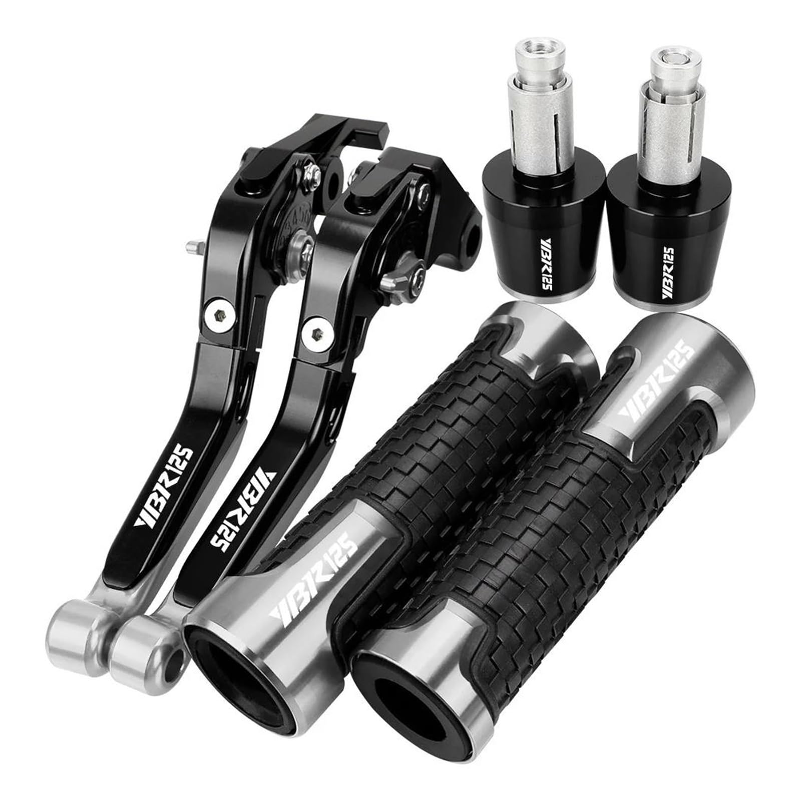 YUHOW for Yamaha YBR125 YBR 125 2005-2014 Motorcycle Grips Ends Joysticks