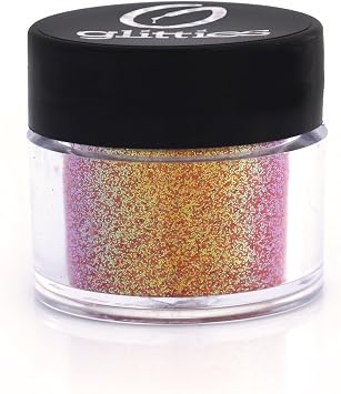 GLITTIES - Cinnabar - Cosmetic Grade Extra Fine .006" Loose Glitter Powder Safe for Skin! Perfect for Makeup, Body Tattoos, Face, Hair, Lips, Soap, Lotion, Nail Art - 10 Gram Jar