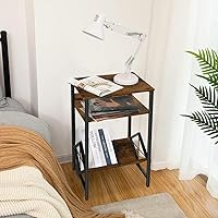 Vista 4 de YINMIT Soporte para discos de vinilo, soporte para tocadiscos, mesa auxiliar, almacenamiento de vinilo de hasta 65 álbumes, mesa de tocadiscos