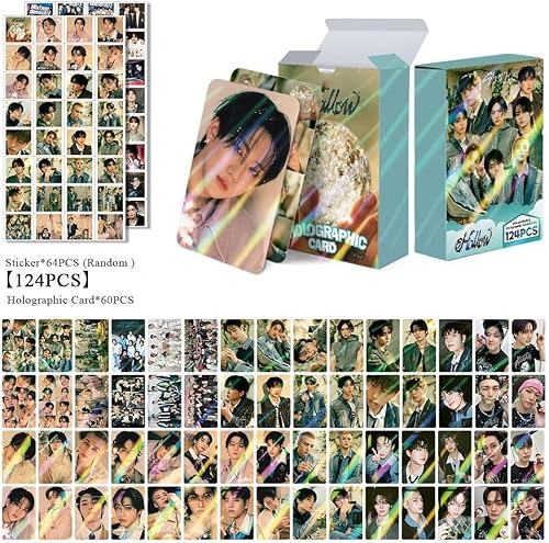 Miniatura 2 de Juego de 496 tarjetas de fotos láser para niños, álbum hueco para niños, tarjeta fotográfica láser Lomo (240 tarjetas fotográficas + 256