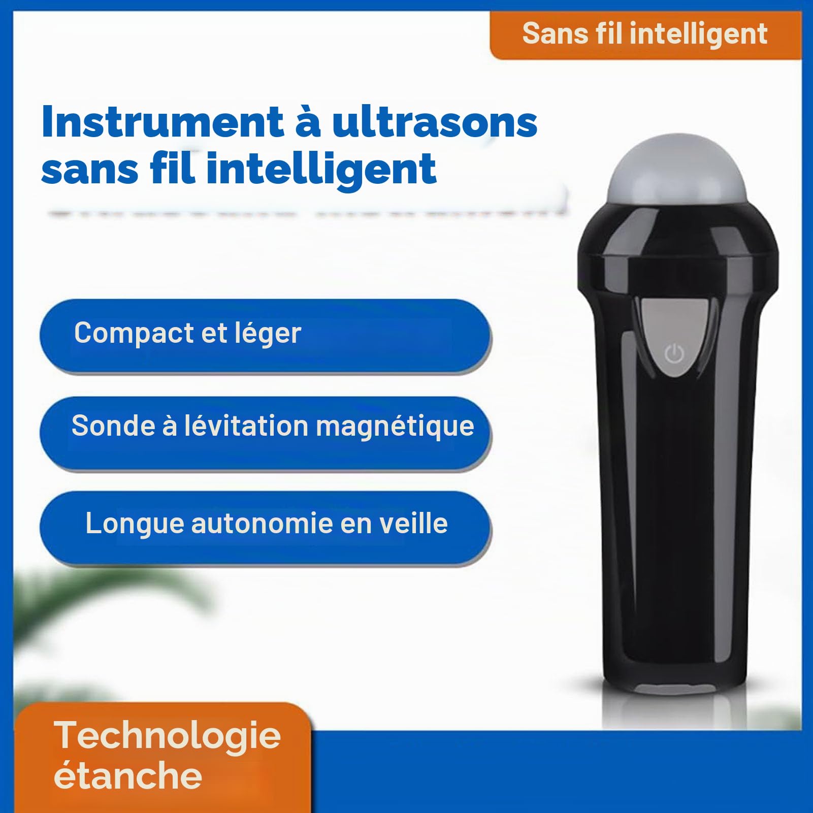 Échographe vétérinaire sans Fil – Kit d'échographie Portable en Mode B avec sondes Multiples | Détecteur de Gestation Portable pour porcs, Moutons et Chiens