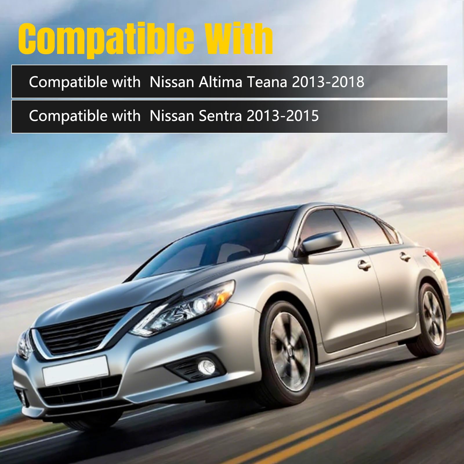 QBselecar Car Dome Light Overhead Console Assembly Compatible with Nissan Altima Teana Sentra 2013-2018 map Light Assembly Cab LED Interior Overhead Dome Light Replace 26430-C990D