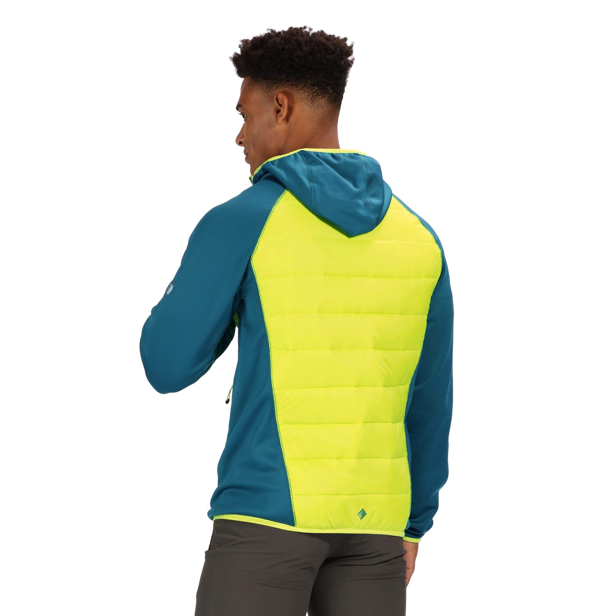 Regatta Andreson IV Lightweight Water Repellent & Insulated Stretch Hybrid Hooded Jacket, Giacche Baffled/trapuntate Uomo