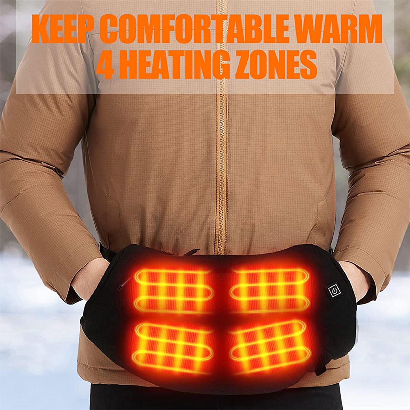 Bolsas recargables para calentar las manos, calentador eléctrico de calentamiento rápido para fútbol, golf, pesca, camping, calentador de invierno