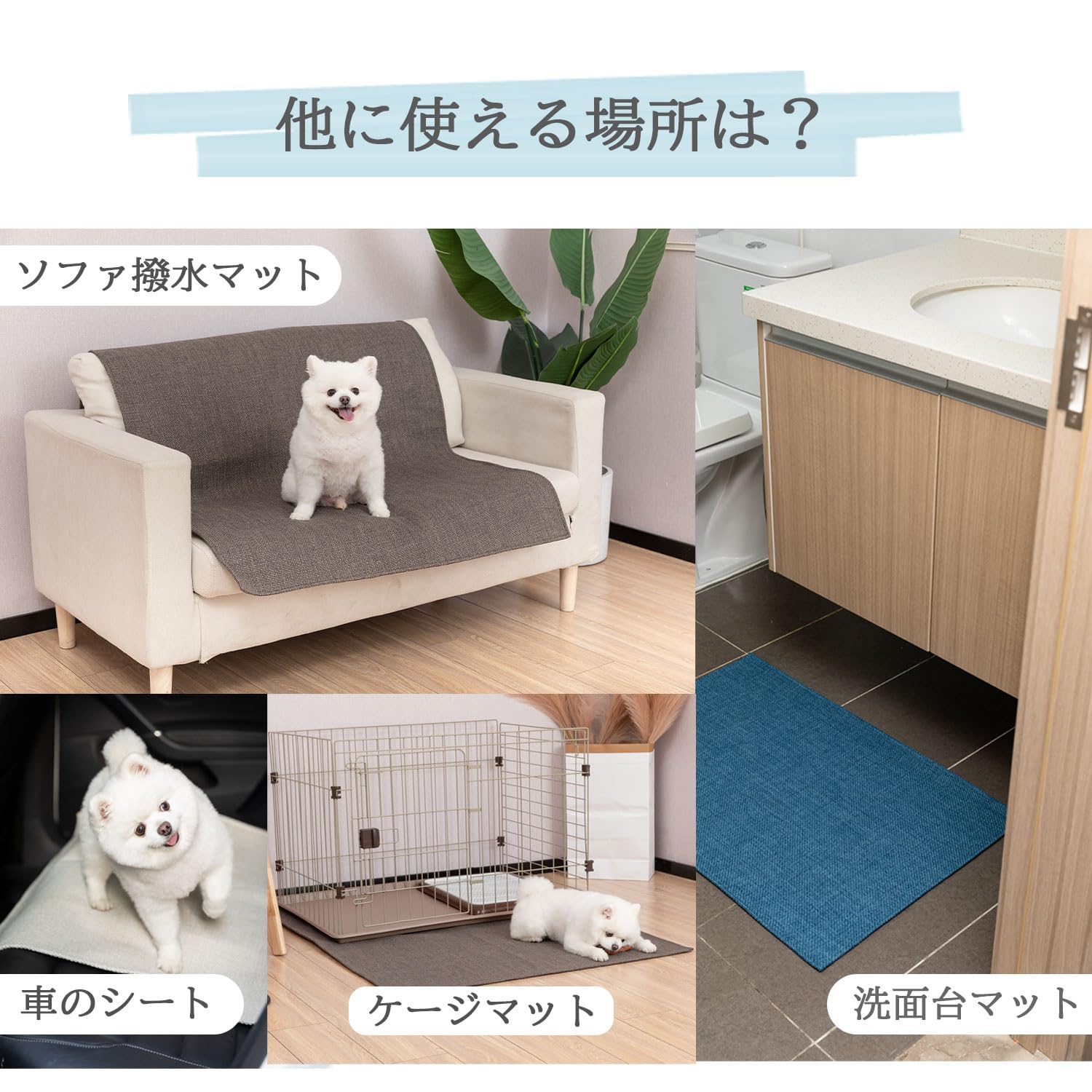 Rax ATEX 犬用 洗えるペットシーツ 防水マット 各2枚入×10箱セット