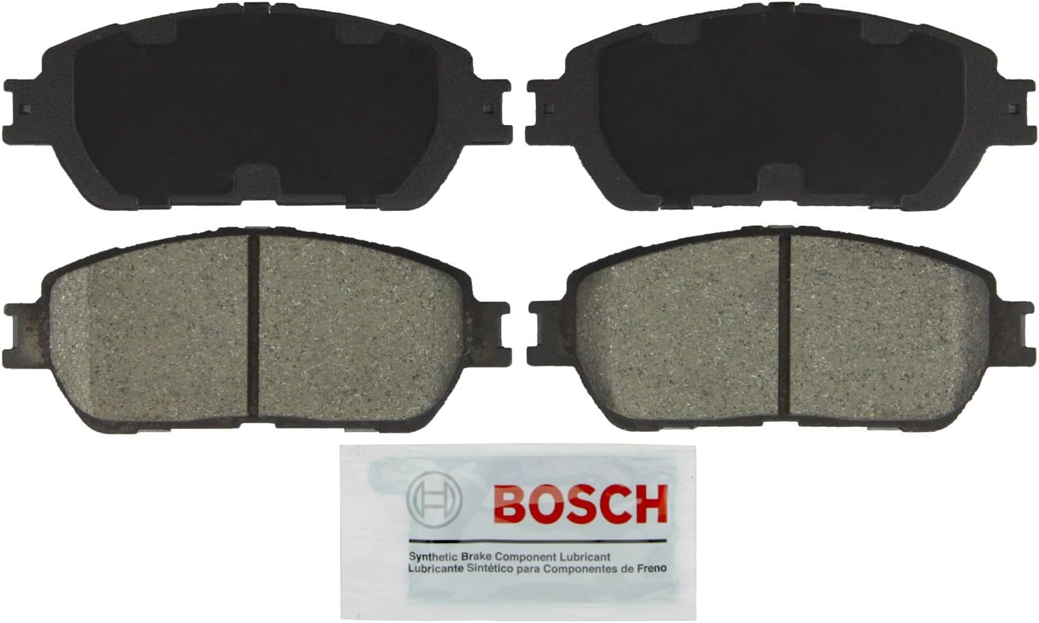 BOSCH BSD906 Severe Duty Disc Brake Pad Set - Compatible With Select Lexus ES300, ES330; Toyota Avalon, Camry, Sienna, Solara, Tacoma; FRONT