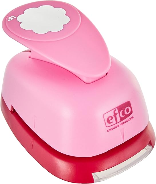 Efco Punch L Flower 8 Leaves 44 mm, Pink, 20 x 10 x 4 cm