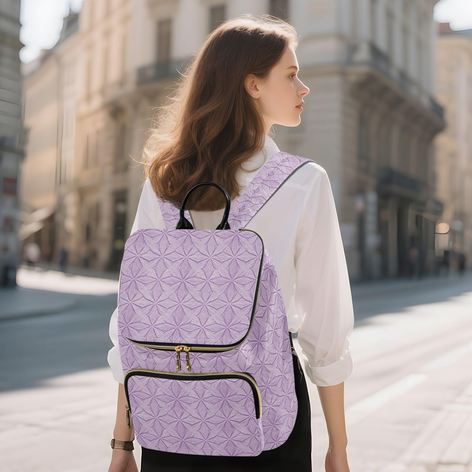 Zaino alla moda da 15L per le donne robusto resistente all'usura borsa per il trasporto