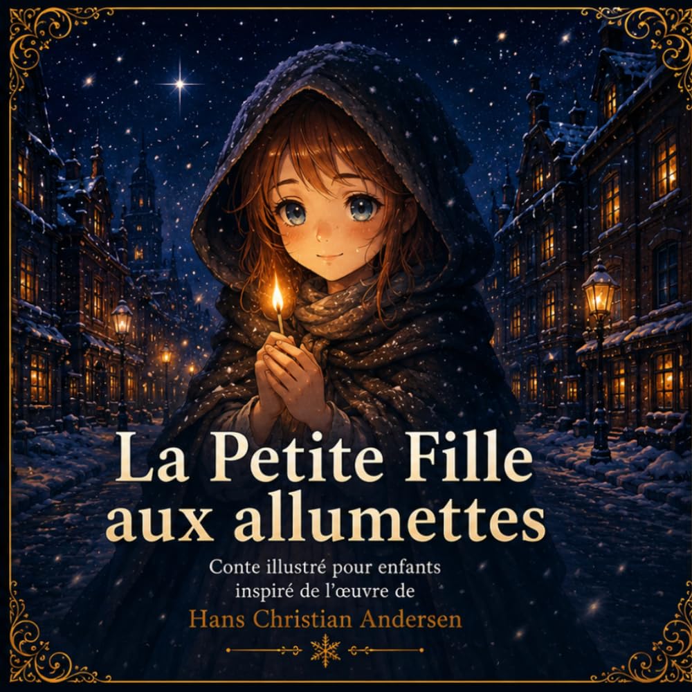 La Petite Fille aux allumettes: Conte illustré pour enfants inspiré de l’œuvre de Hans Christian Andersen