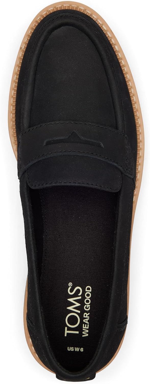 TOMS Womens Cara Slip On Lug Sole Casual Loafers - Image 6