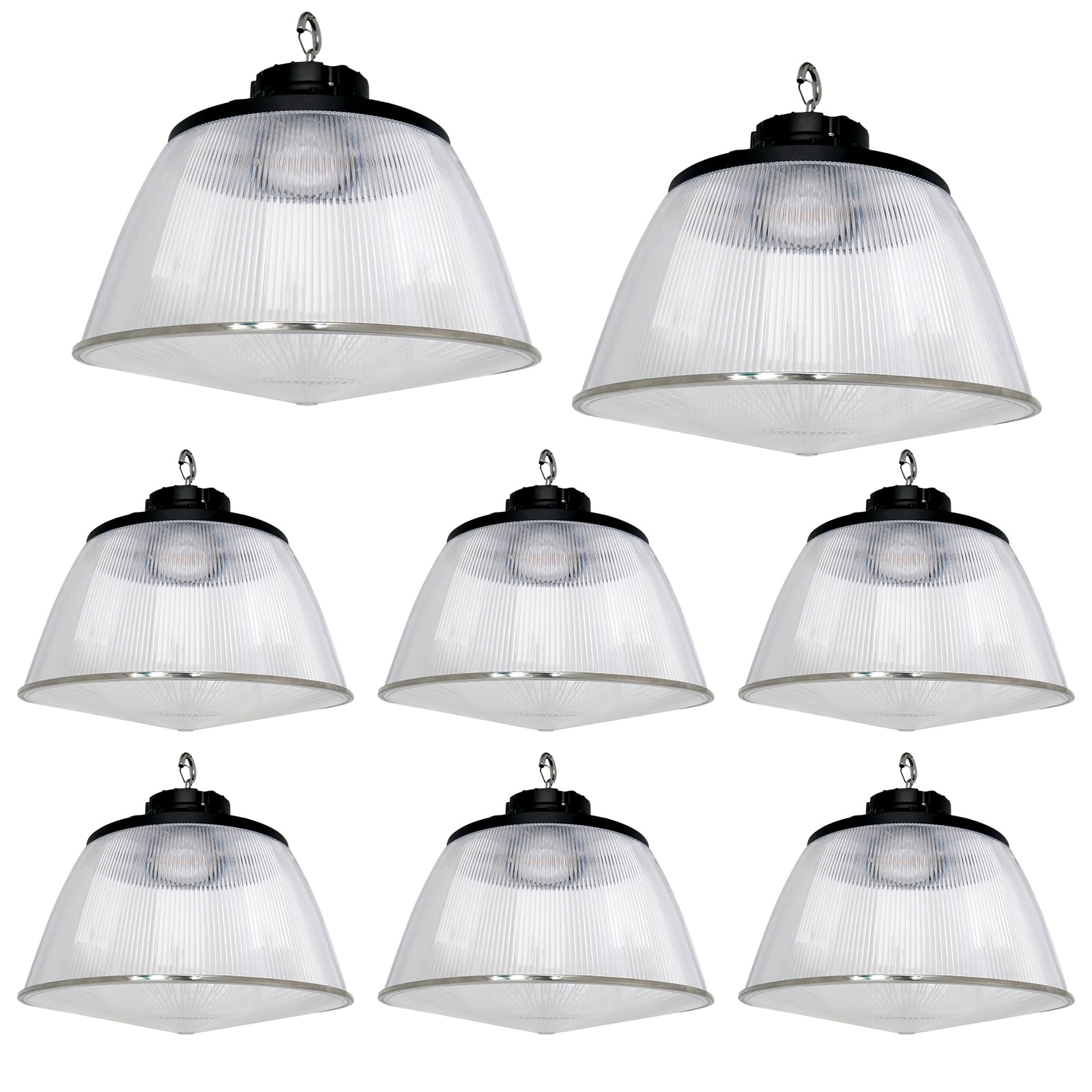 LED High Bay Light with PC Cover Adjustable Power 100w 120w 150w 15000lm 18000lm 22500lm 3CCT 3000K 4000K