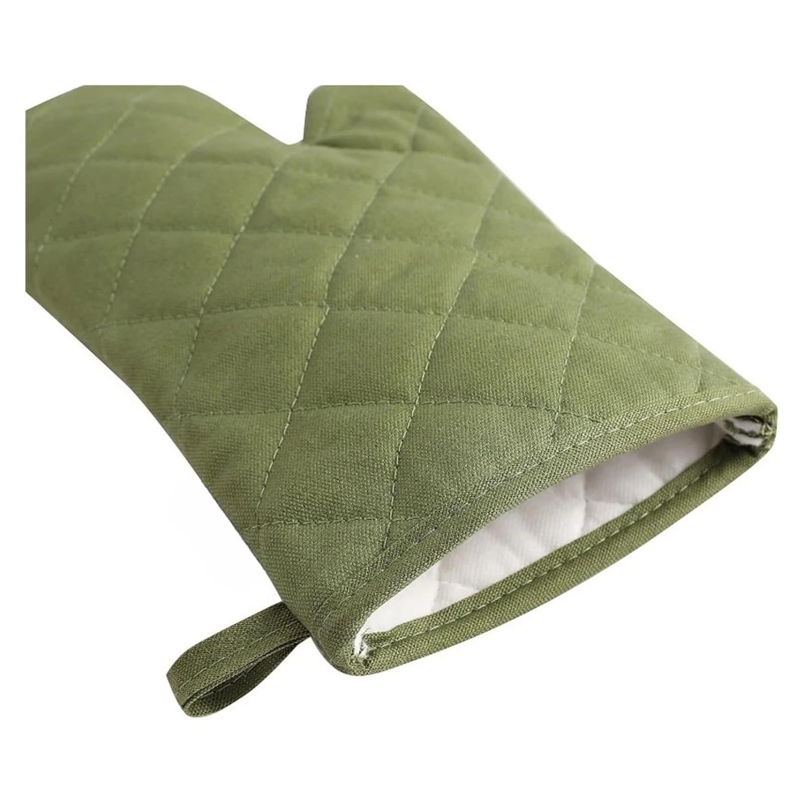 Ensemble Gants de Four et maniques, 4PCS, 12 Pouces Vert