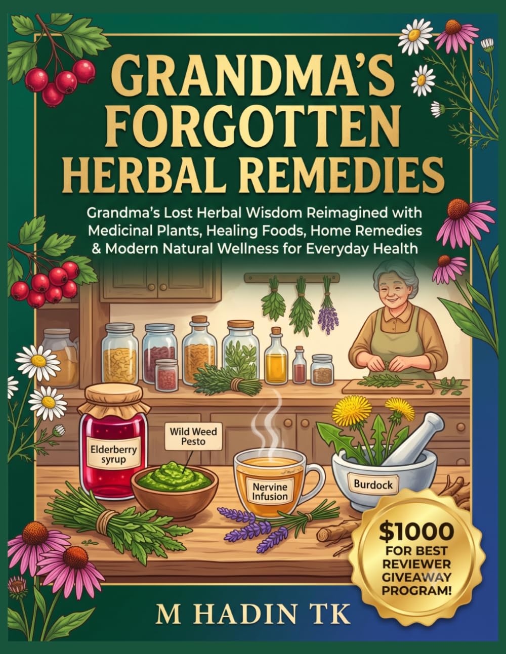GRANDMA'S FORGOTTEN HERBAL REMEDIES: Grandma's Lost Herbal Wisdom Reimagined with Medicinal Plants, Healing Foods, Home Remedies & Modern Natural Wellness for Everyday Health