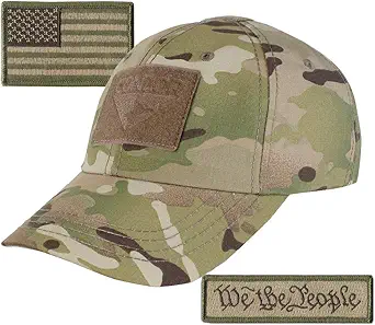 We The People & USA Tactical Patch with Condor Operator Cap Bundle