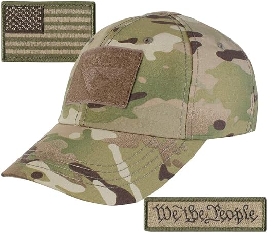 We The People & USA Tactical Patch with Condor Operator Cap Bundle
