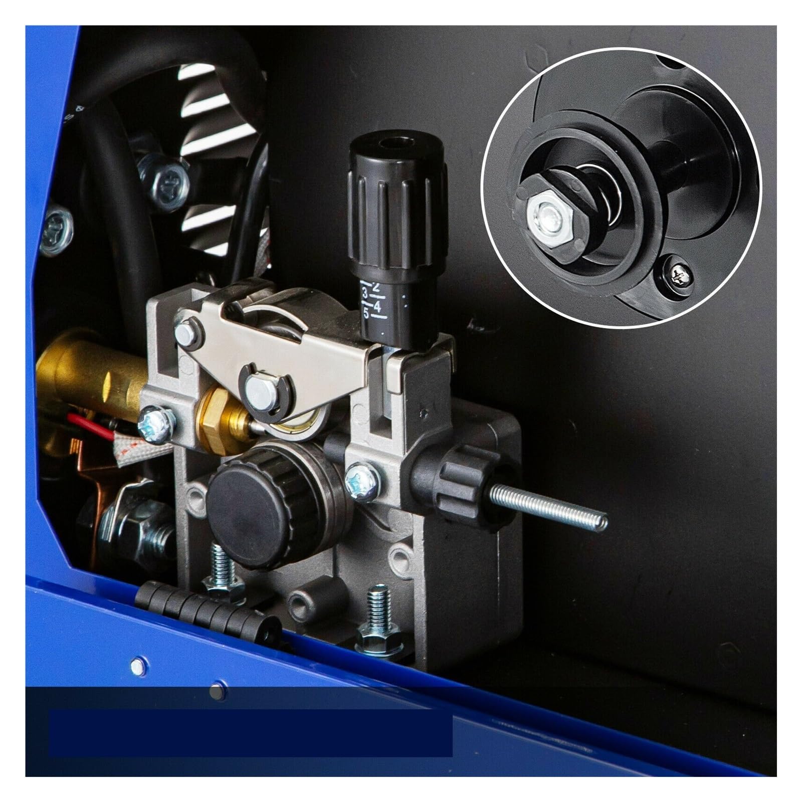 Soldador de calentamiento rápido, Soldador por puntos 5 en 1, MIG/MAG/TIG/FLUX/MMA Inverter 200Amp Combo Soldadora, soldadora con Afficheur de température précis
